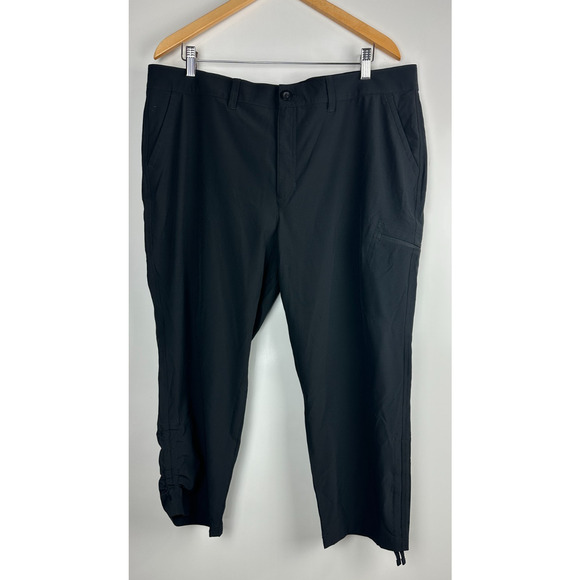 Eddie Bauer Ripstop Crop Pants Stretch Cargo Zip Pocket Capri Women's Size 16 - Picture 15 of 15